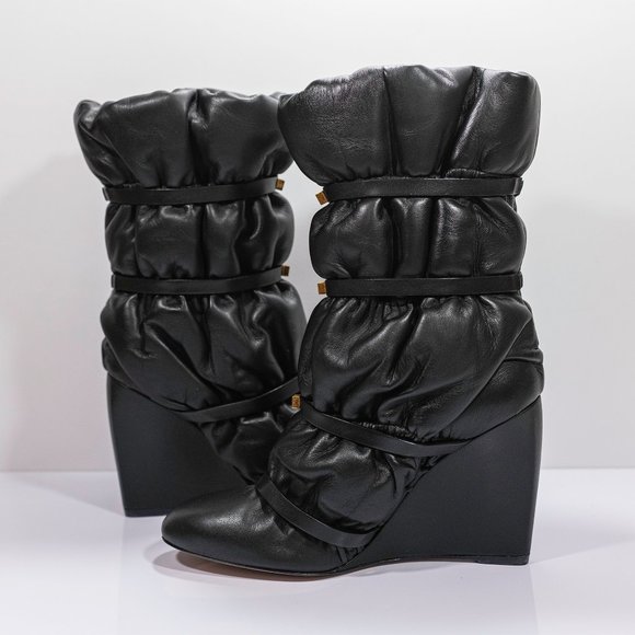 Stuart Weitzman Duvet Wedge Boots - Picture 7 of 16